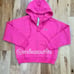 VS PINK BLING FULL ZIP HOODIE LIMITED EDITION CARMINE ROSE PINK SWEATSHIRT Y2K L