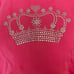 VS PINK BLING FULL ZIP HOODIE LIMITED EDITION CARMINE ROSE PINK SWEATSHIRT Y2K L