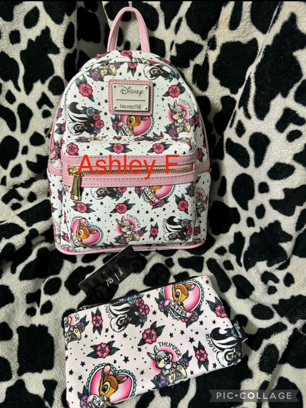 Bambi tattoo loungefly backpack & pencil case