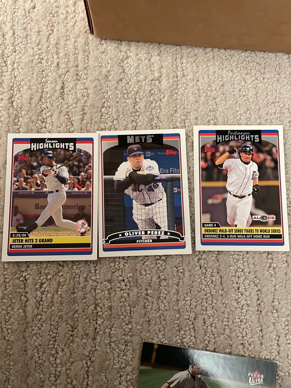 Baseball cards