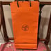 Authentic Hermès Tie/Scarf box and shopping bag