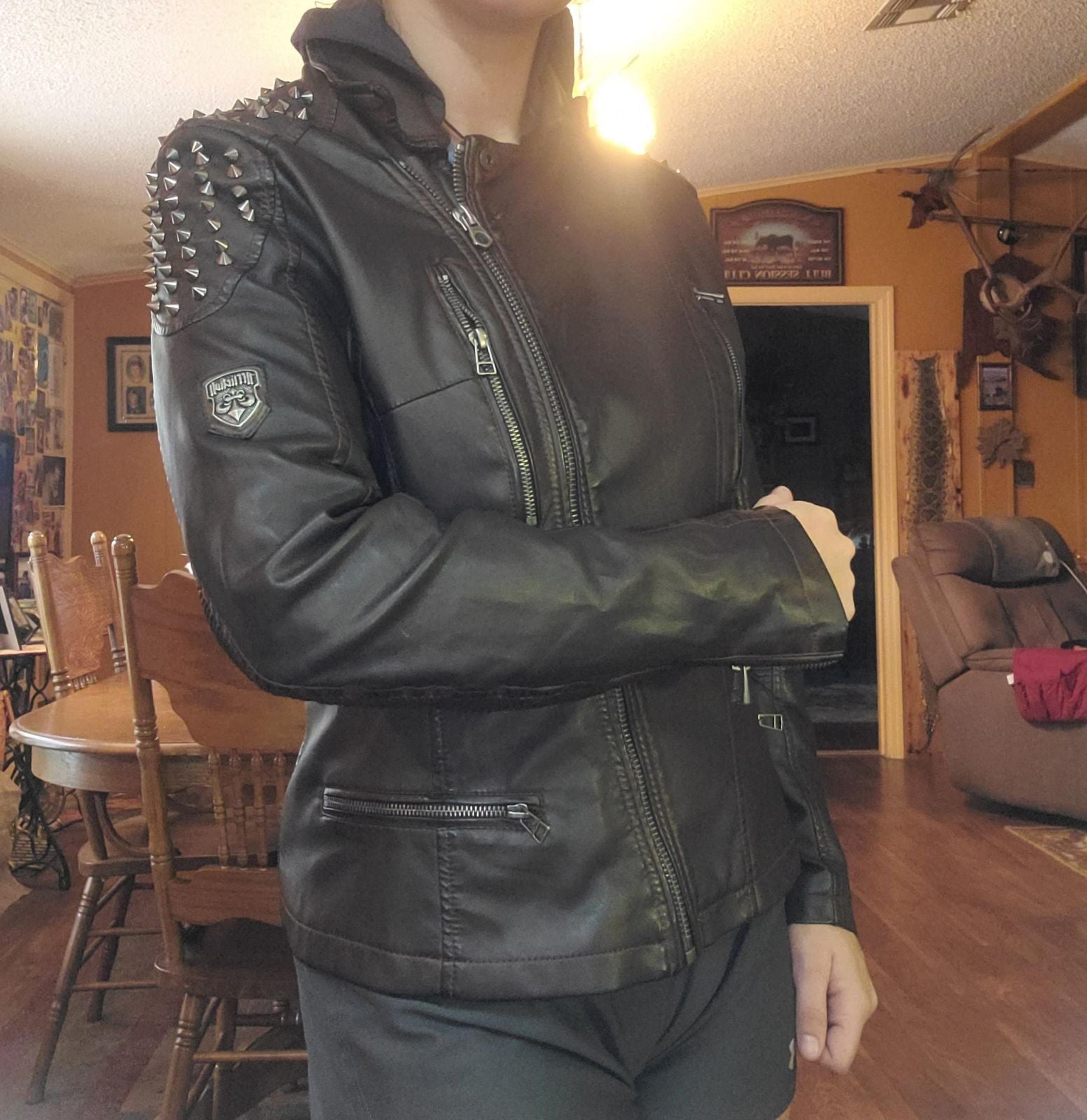 Leather moto  Jacket