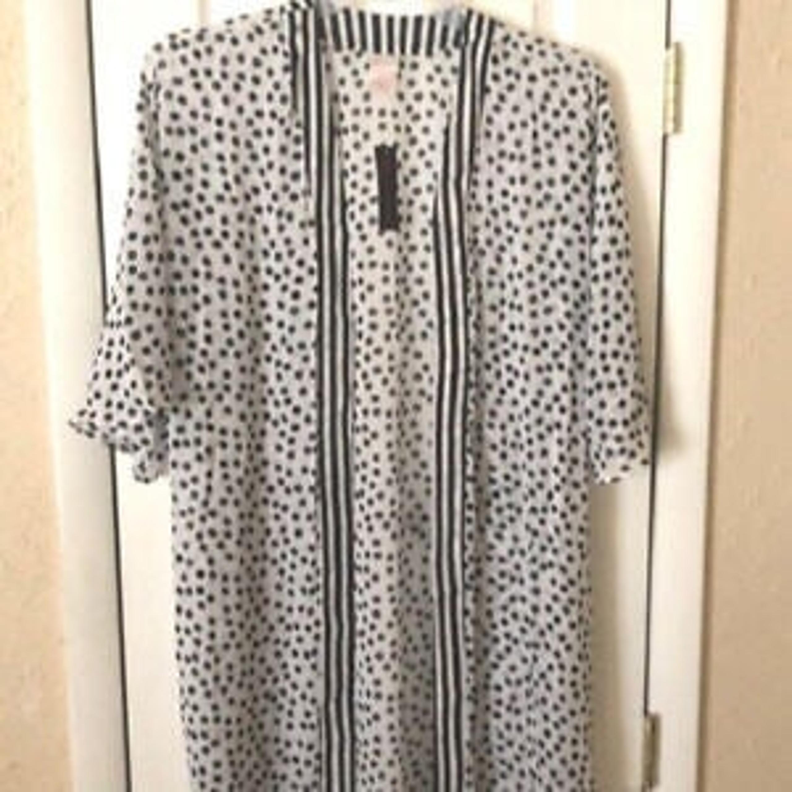 Kimono cover-up womens new size L-XL polyester No Boundaries