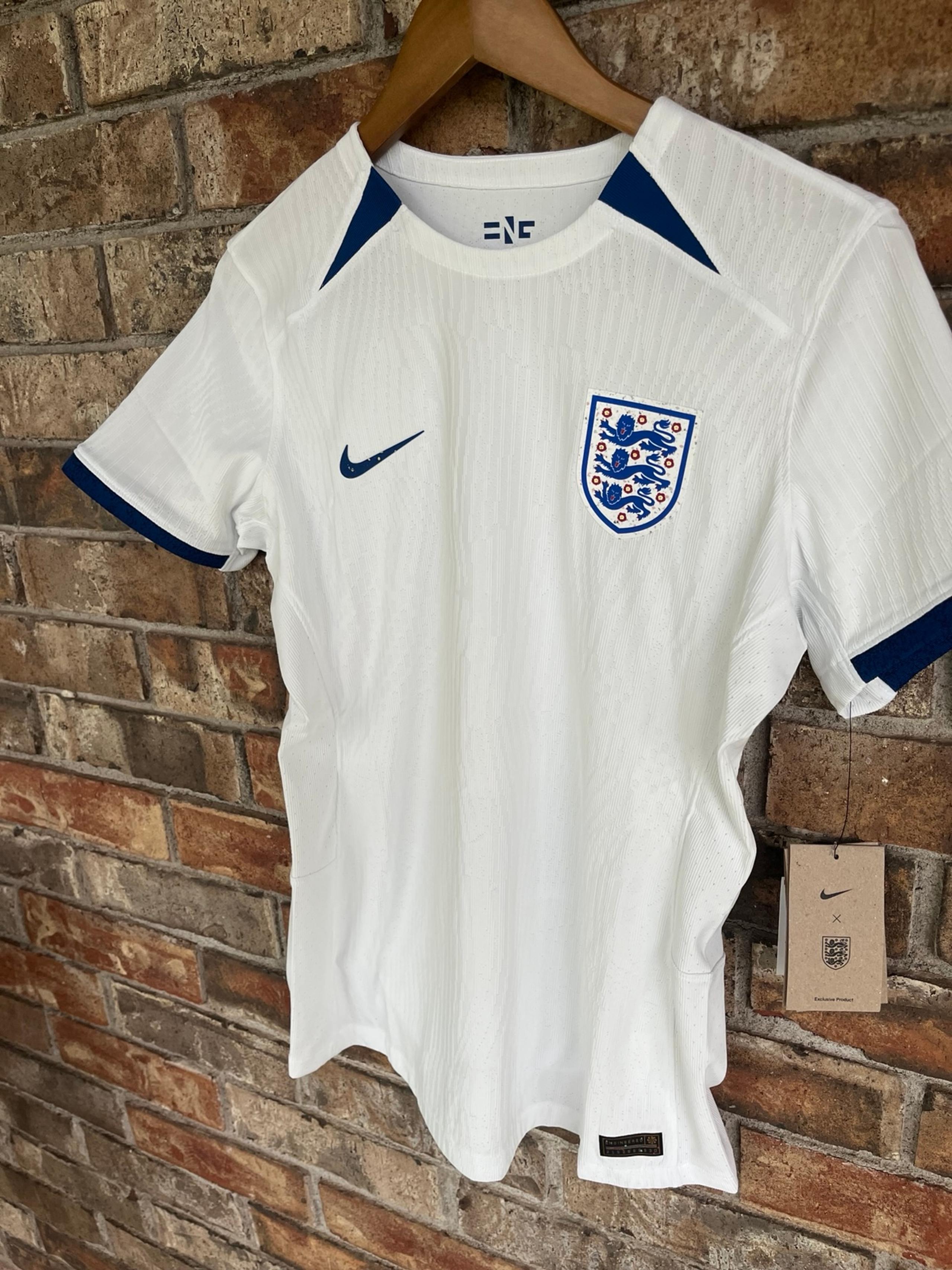 Nike England 2023 Home Dry-FIT Match Jersey DR3856-121 Womens Size Medium