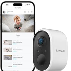 Outdoor wireless security camera