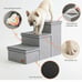 BEDELITE Dog Stairs for Small Medium or Large Dogs, 3 Tiers Dog Steps for High B