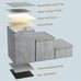 BEDELITE Dog Stairs for Small Medium or Large Dogs, 3 Tiers Dog Steps for High B