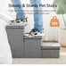 BEDELITE Dog Stairs for Small Medium or Large Dogs, 3 Tiers Dog Steps for High B