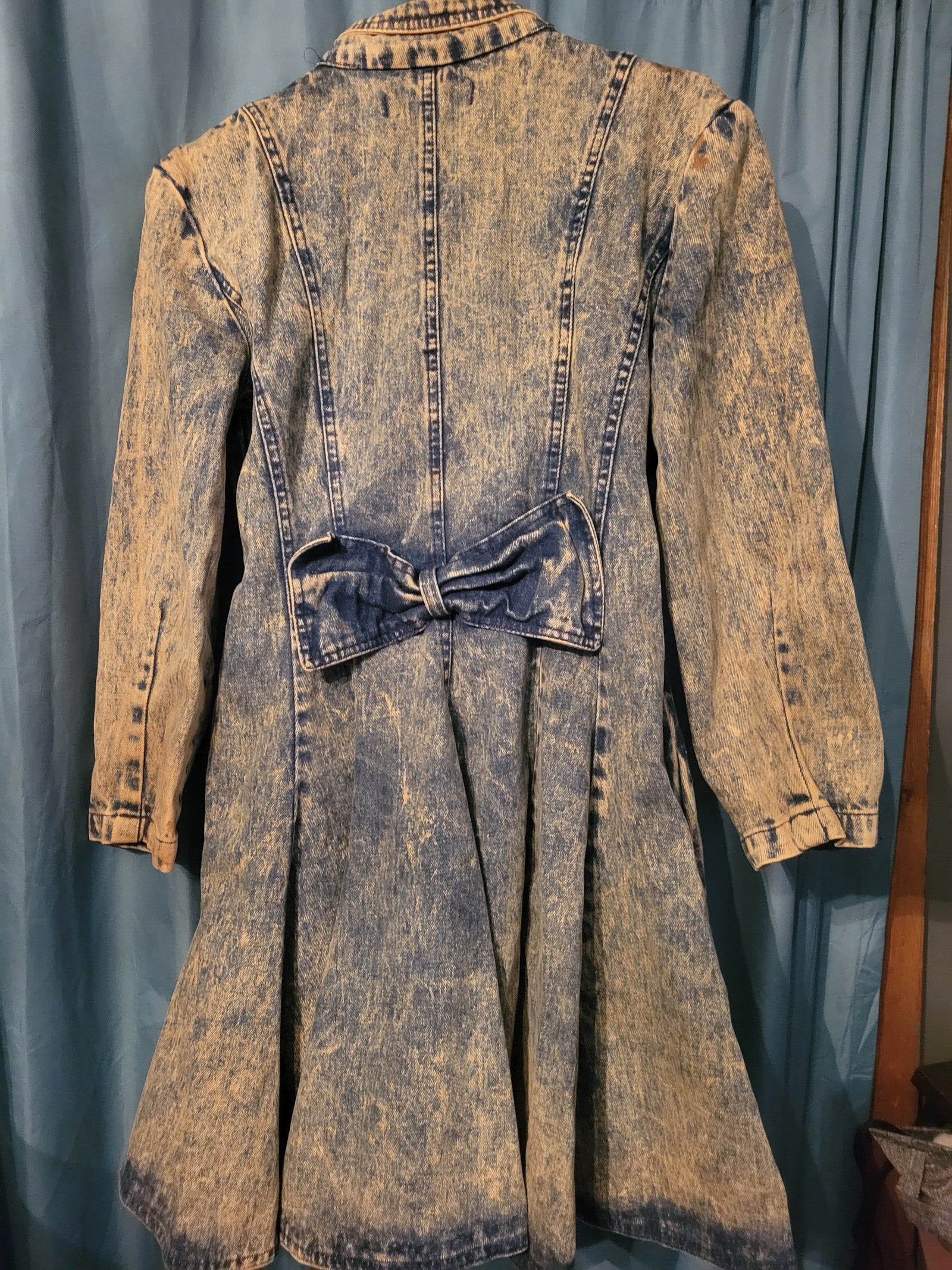 Vintage 80s jean jacket/dress
