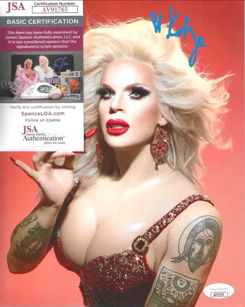 KATYA ZAMOLODCHIMOVA SIGNED 8X10 PHOTO + JSA COA