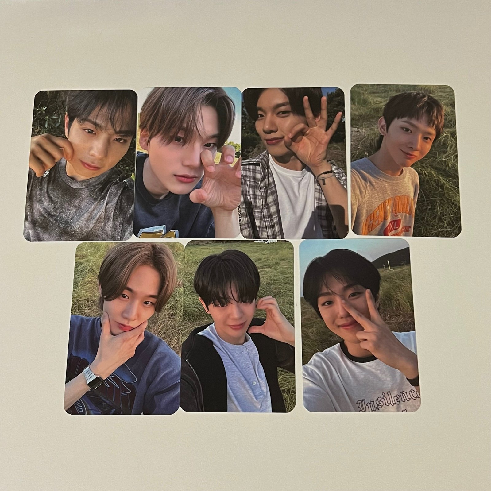 Evnne Kpopstore OT7 POB selfie photocard set - RIDE or DIE album