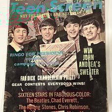 1964 Vintage Teen Screen Magazine Beatles