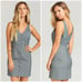 Show me Your Mumu Gray Arlette Plaid Mini Dress Button Front Size M