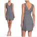 Show me Your Mumu Gray Arlette Plaid Mini Dress Button Front Size M