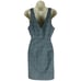 Show me Your Mumu Gray Arlette Plaid Mini Dress Button Front Size M