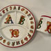 Tiffany & Co Vintage 1994 Abc Baby China Set & Platter - 3 Pieces
