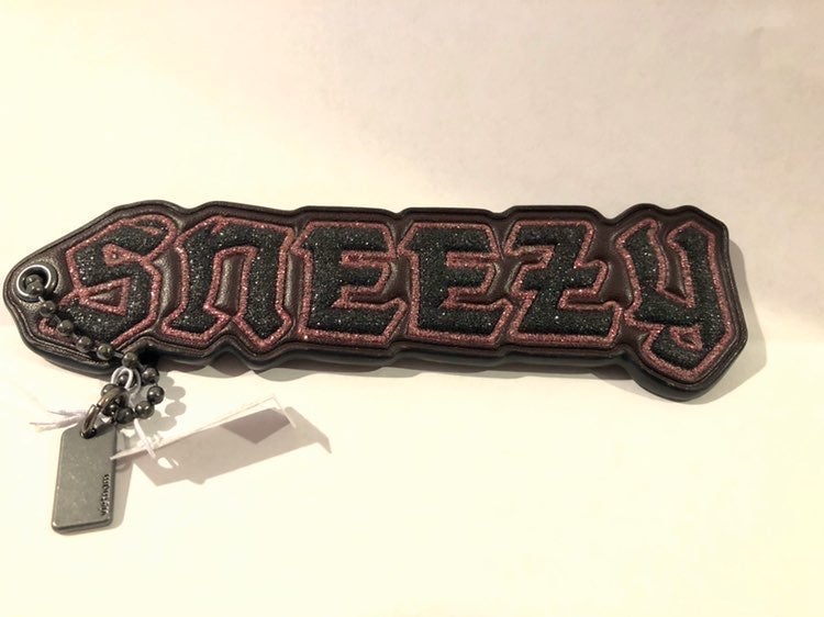 Coach Disney SNEEZY keychain/bagcharm