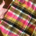 198 Free People Blanket Vest Plaid Oversized Large NWT