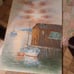 R. Thomas oil painting