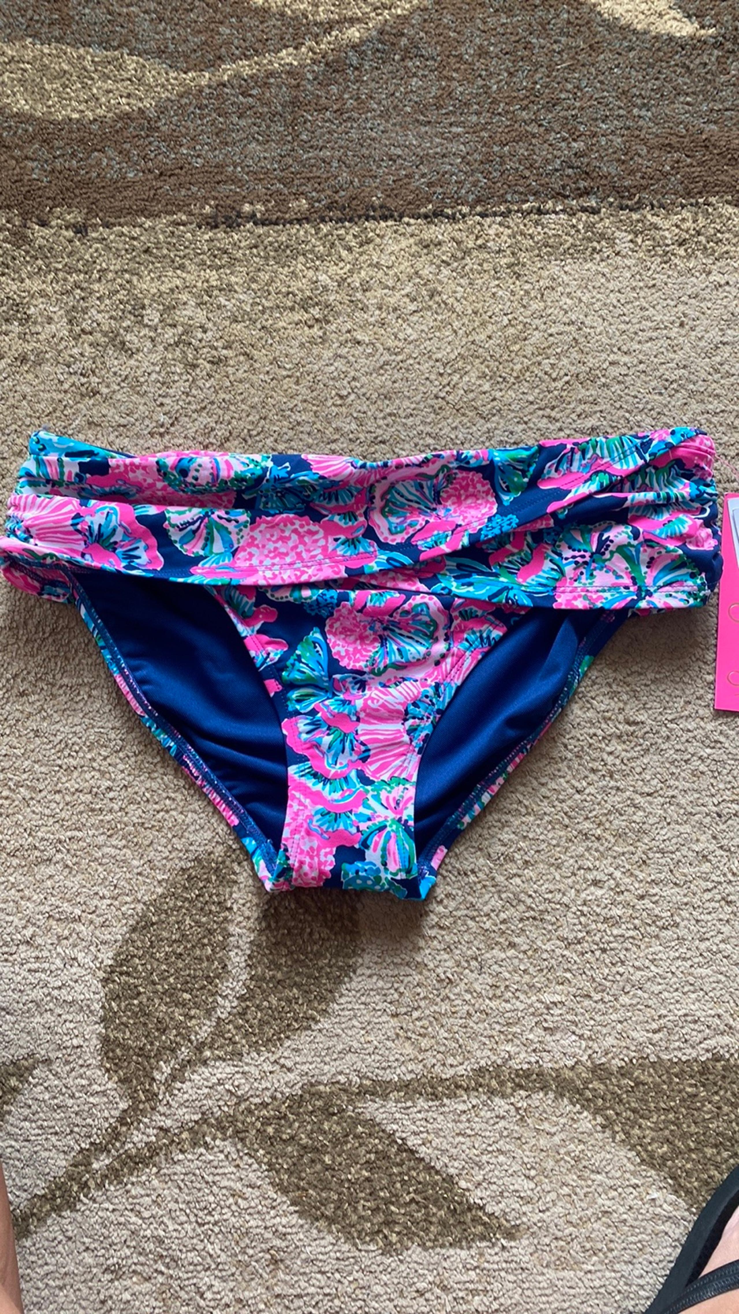 Lagoon Sarong Hipster Bikini Bottom Oyster Bay Navy 6