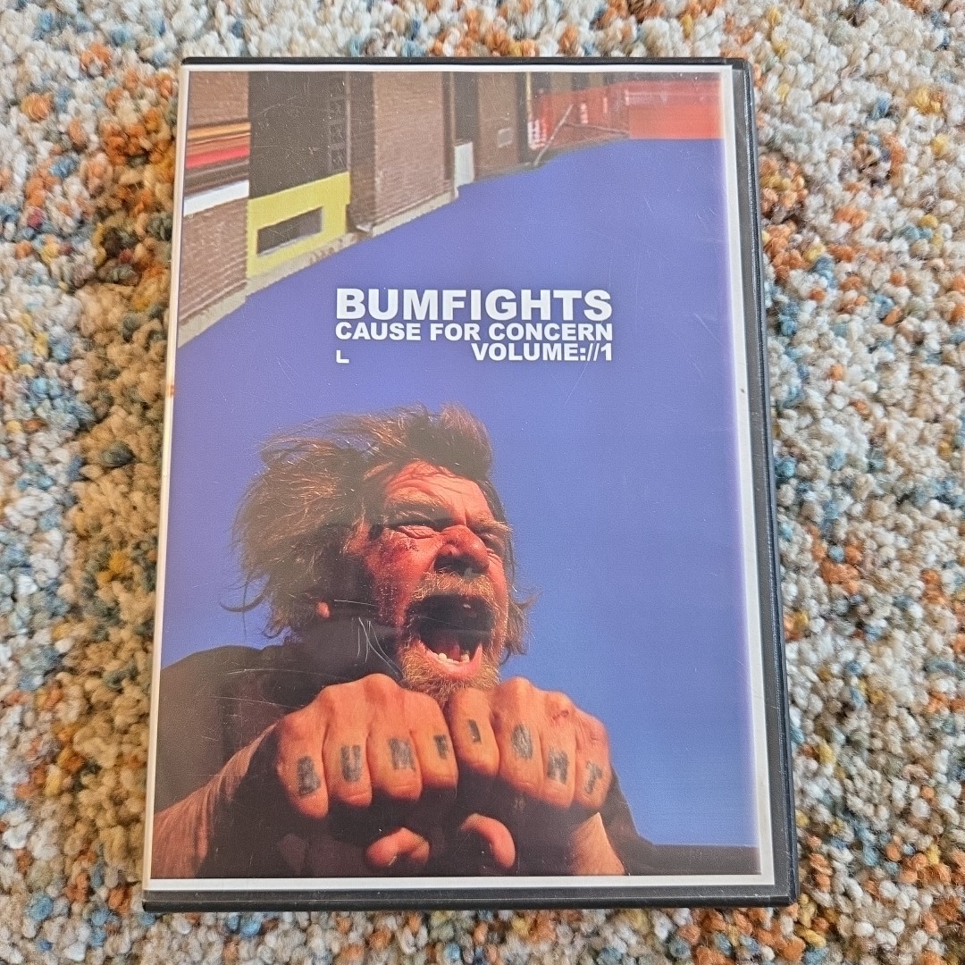 Bumfights: Cause for Concern - Volume 1 (DVD, 2001) Uncensored Unrated Rare OOP