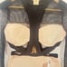 Miss Circle CutOut Colorblock Bandage Midi Dress Size S