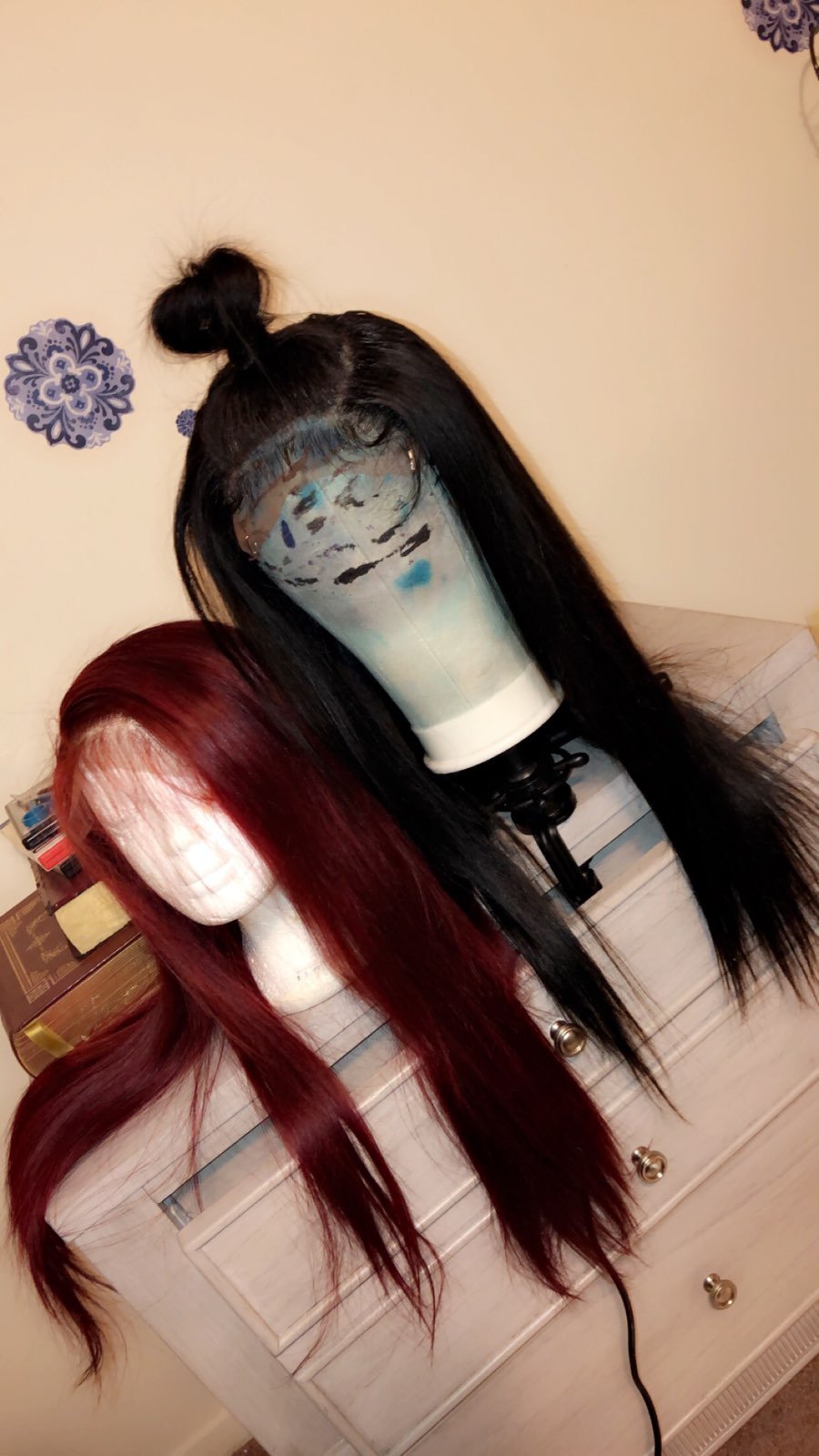 Two 20inch clousre wigs