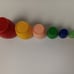 set of 6 nesting barrel plastic toy