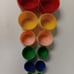 set of 6 nesting barrel plastic toy