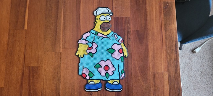 King Size Homer Mini Perler Beads