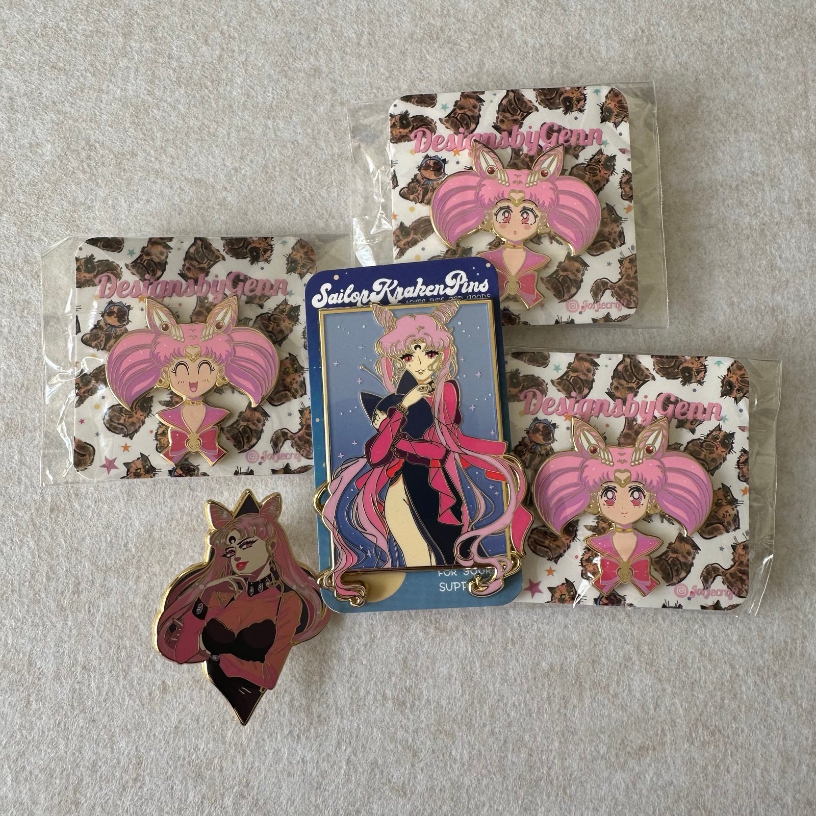 Wicked Lady Sailormoon anime pin bundle