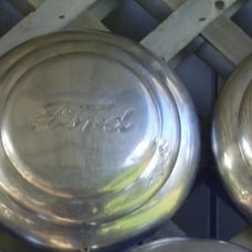 1941 VINTAGE FORD SUPER DELUX COUPE ROADSTER PICKUP TRUCK HUBCAPS WHEEL COVERS