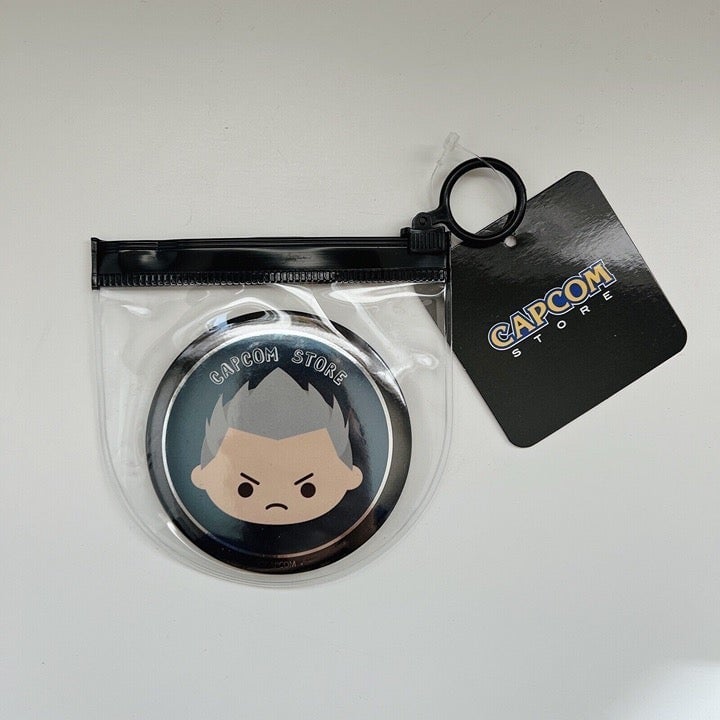 Capcom Cafe x Devil May Cry VERGIL Mirror Clear Pouch Tsum Capcorom Original New