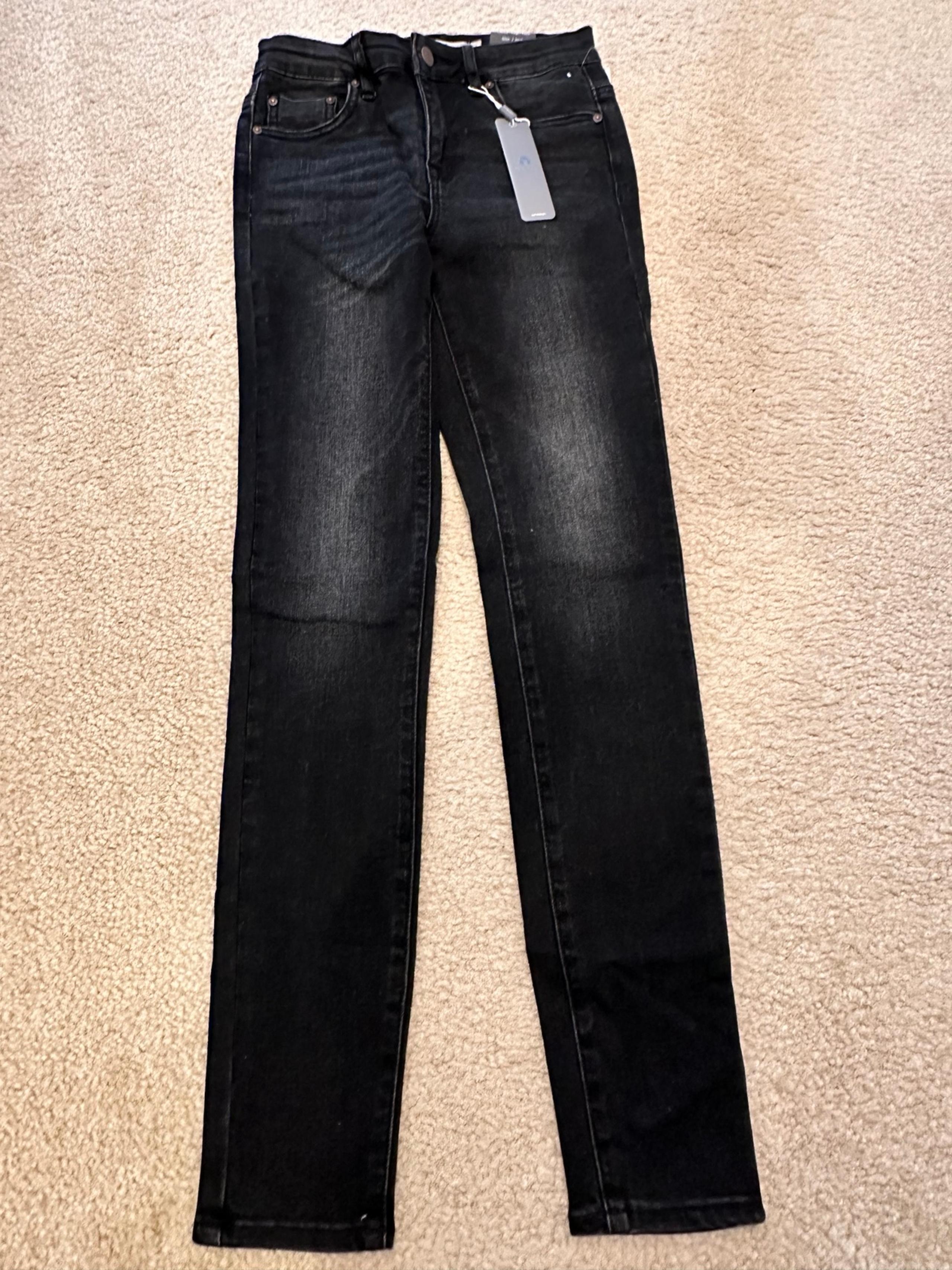 Tractr Girls High Rise Skinny Black Jeans Size 10