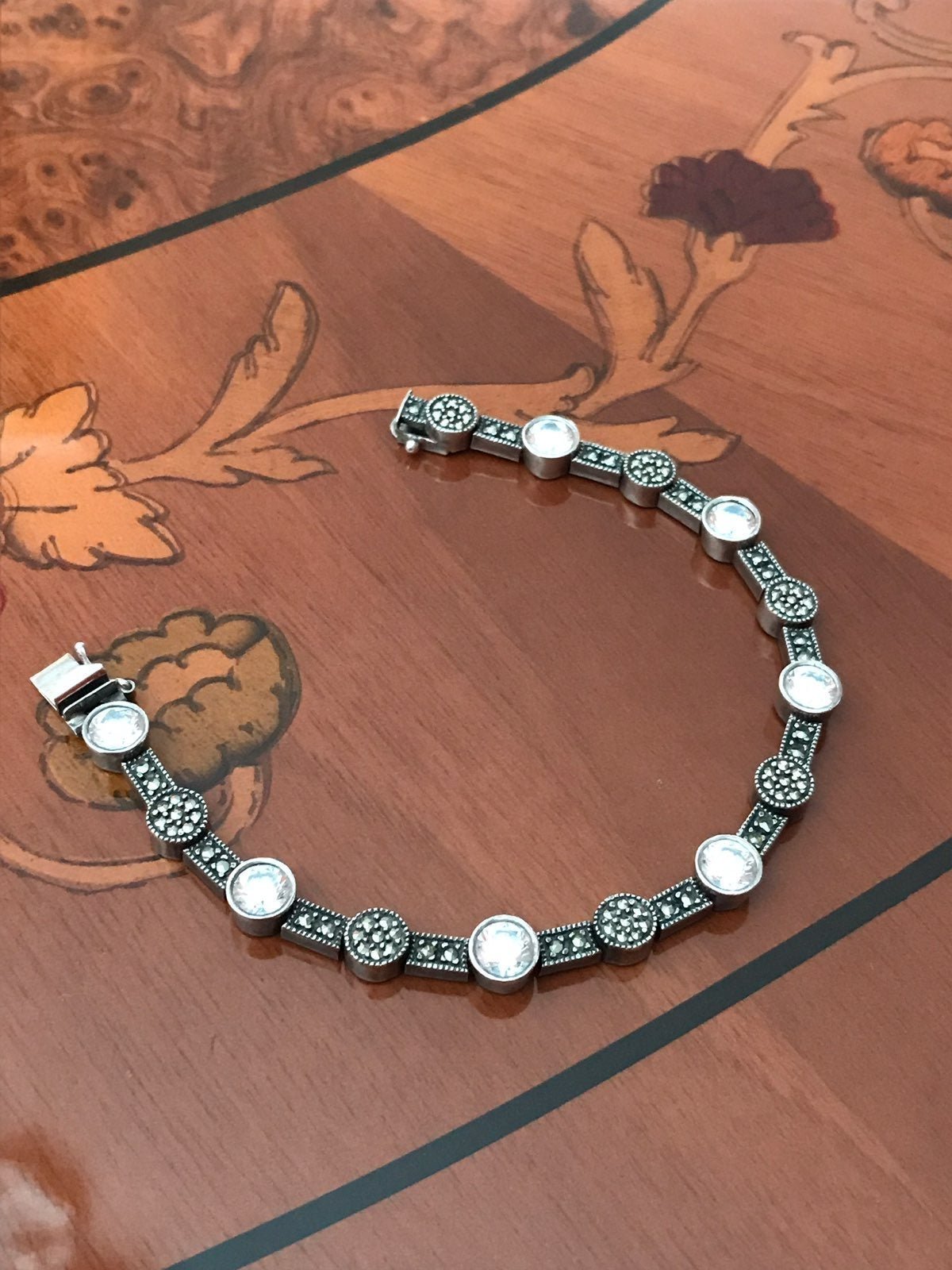 Old Marcasite Sterling Bracelet