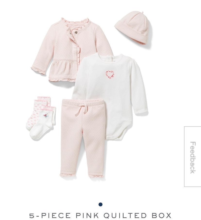 NIB Janie and Jack Baby Girl gift set