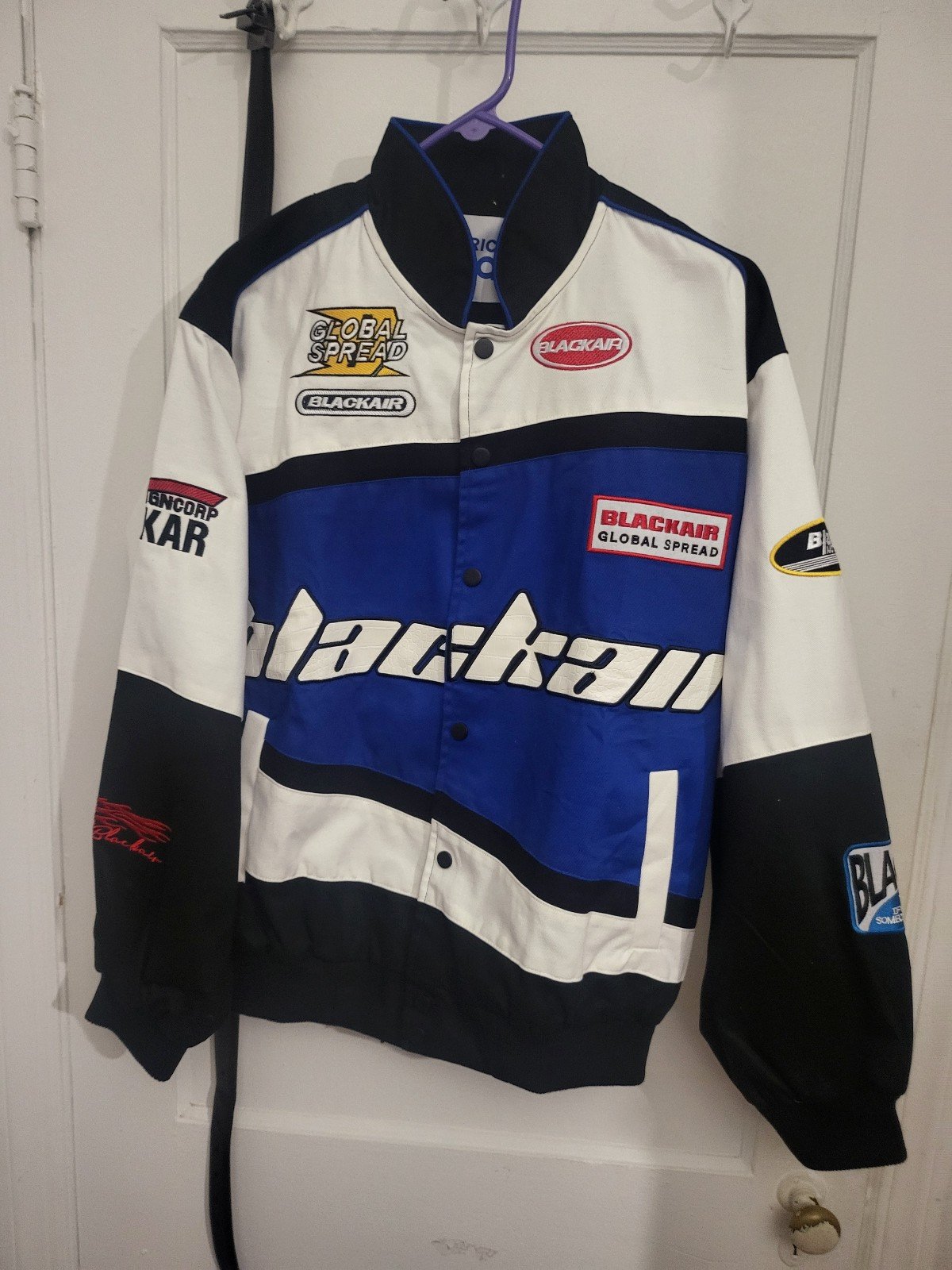Aelfric Eden Motorcycle Jacket Medium Blackair Mens Snap Button