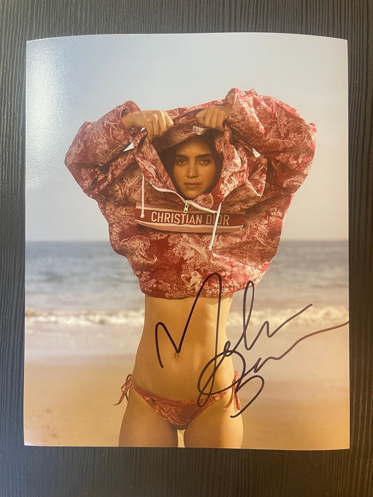 Melissa Barrera Signed Modeling 8x10 Photo