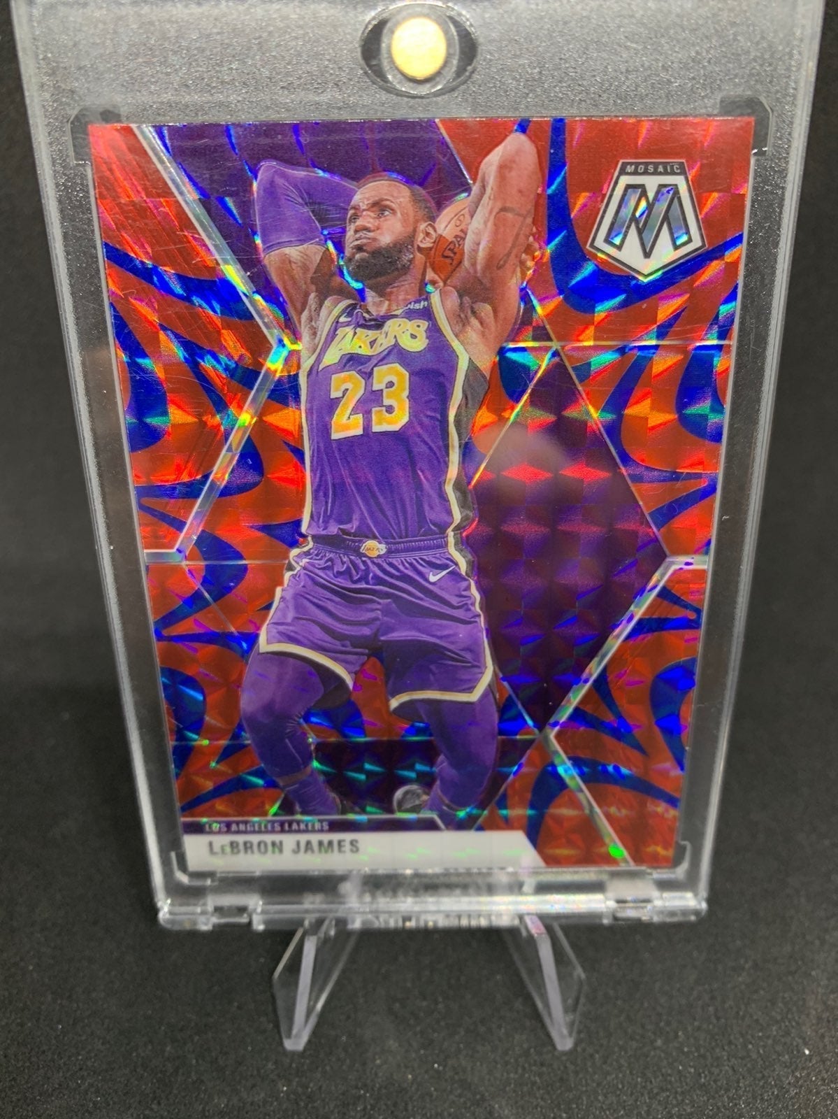 Lebron james 2019/2020 mosaic blue red p
