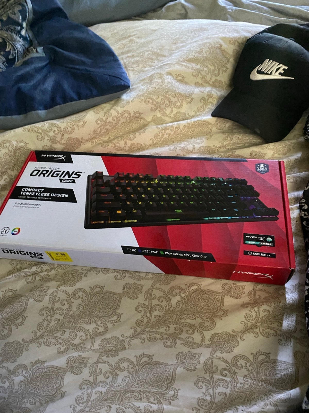 HyperX Alloy Origins Core - Tenkeyless Mechanical Gaming Keyboard, Software Cont