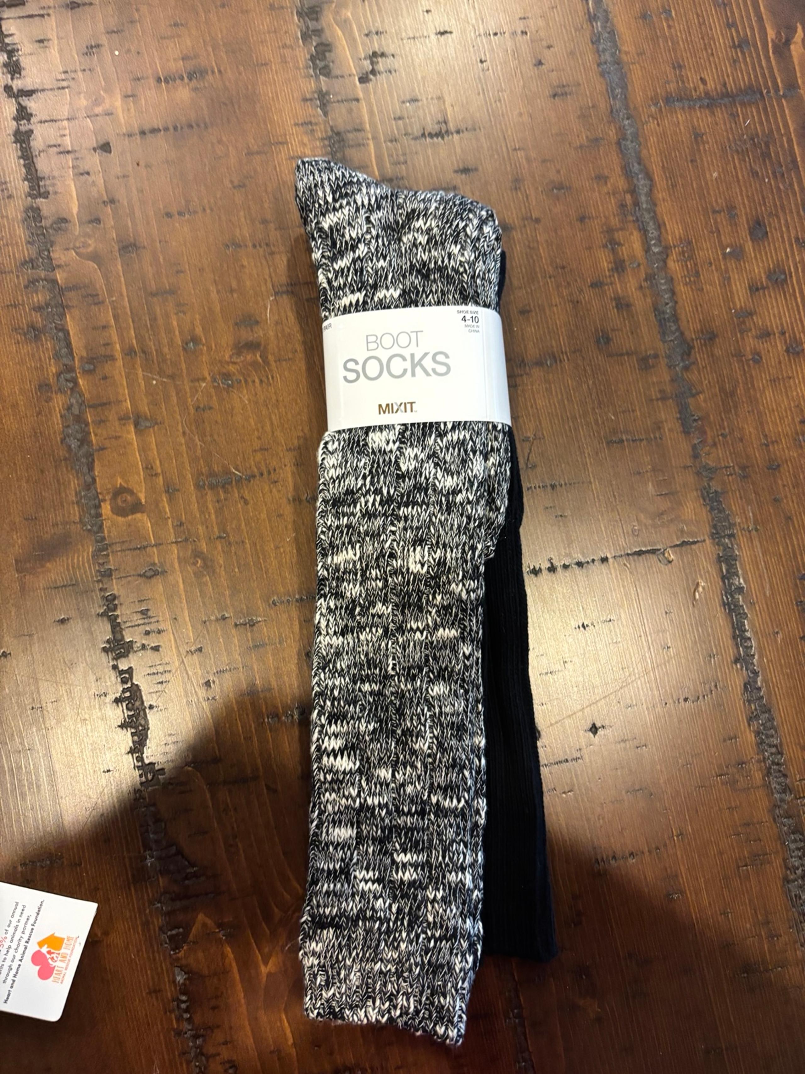 Tall boot socks. New. Gap.