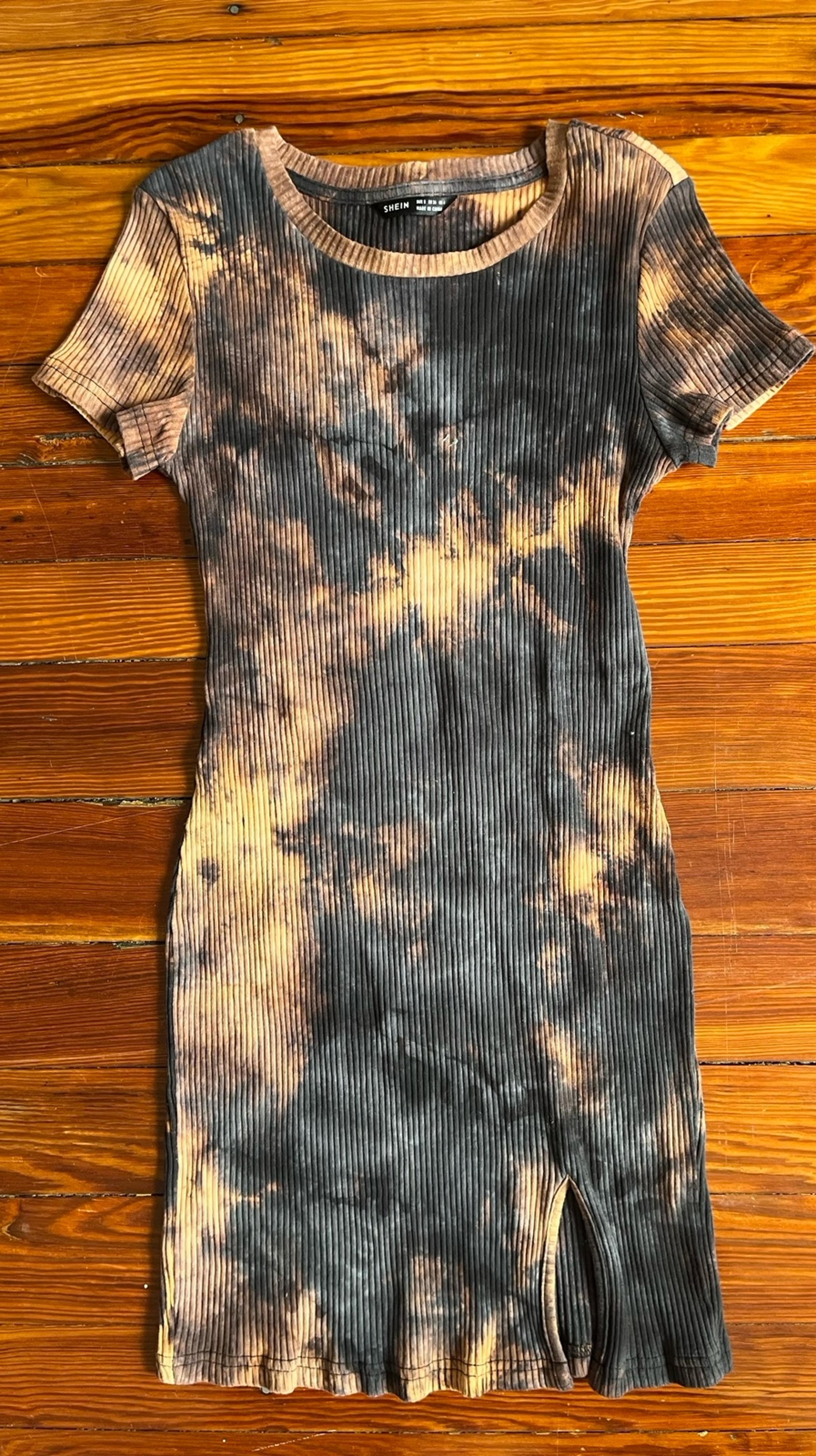Shein bleached body con dress