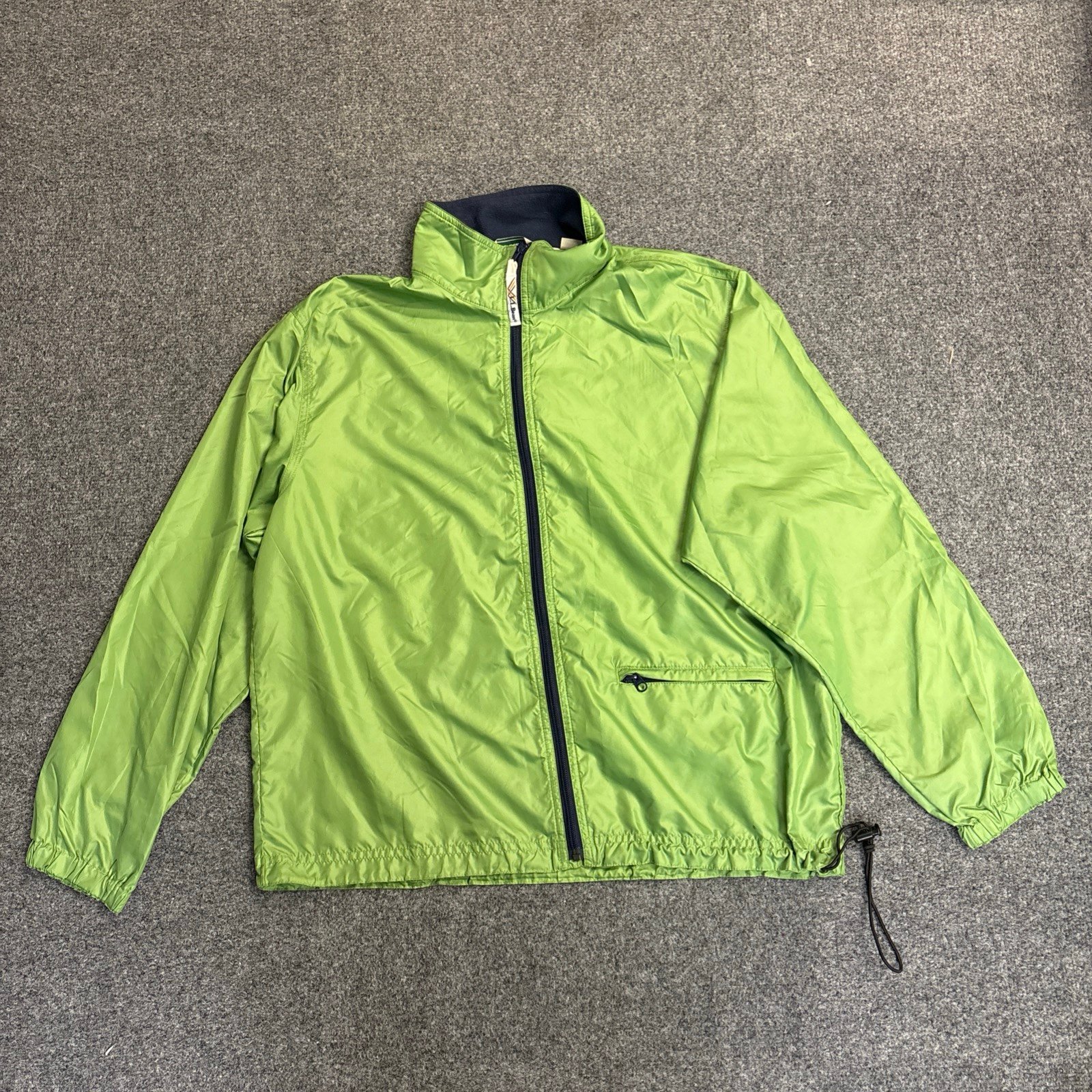 LL Bean Woman’s Medium Green Full Zip Lightweight Windbreaker Jacket