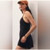 SPIRITUAL GANGSTER x ANTHROPOLOGIE | Black Jet Active Mini Dress | Medium