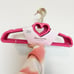 NEW pink Heart Juicy Couture hangers set of 20