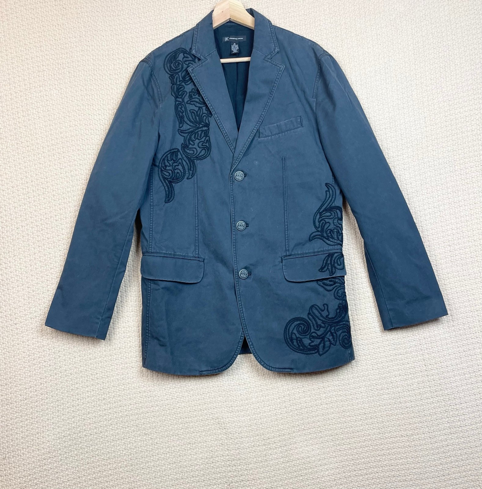INC International Concepts Men’s Sport Coat / Blazer Size Medium Black