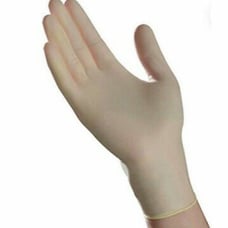 Ambitex vinyl exam gloves large