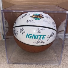 WNBA Los Angeles Sparks signed game ball basketball