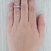 0.83ctw Ruby Diamond Cluster Ring 10k Yellow Gold Size 5.5