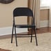 (4 pack) All-Steel Metal Folding Chair, Double Braced, Black